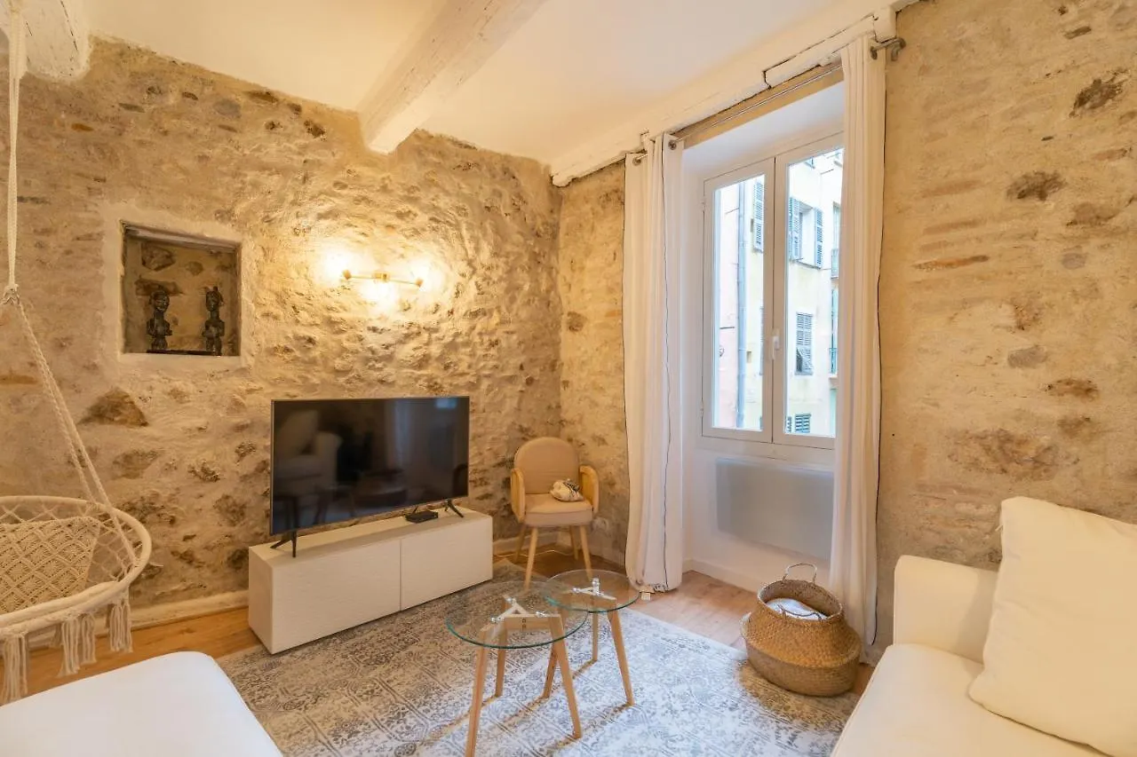 Suite Fusion - Charme De L'Ancien Et Confort Moderne - Vieux Nice - 2 Chambres - Wifi - 5 Min Des Plages - 30 Min De Cannes Et Monaco